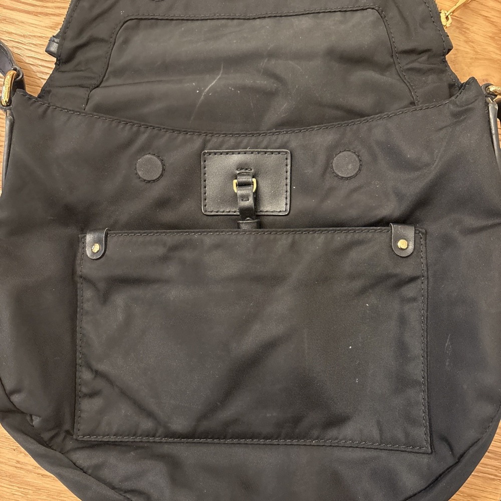 Marc By Marc Jacobs Preppy Nylon Large Natasha Crossbody Bag Black - Picture 6 of 7
